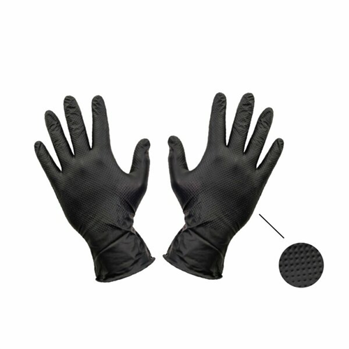 GUARDIOL GRIPPER 90 SİYAH-L TEK KULLANIMLIK NİTRİL ELDİVEN PUDRASIZ (50 ADET)
